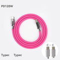 Kabel usb c pink usb c- usb c 2m 120W
